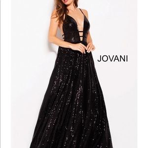 Jovani black prom dress
